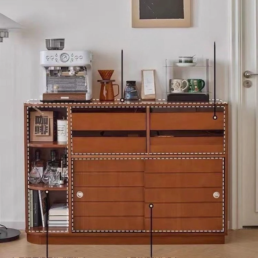 

Роскошный винтажный деревянный шкаф для гостиной, французские настенные шкафы для небольшой квартиры, мебель для хранения и организации вещей, мебель LJ40