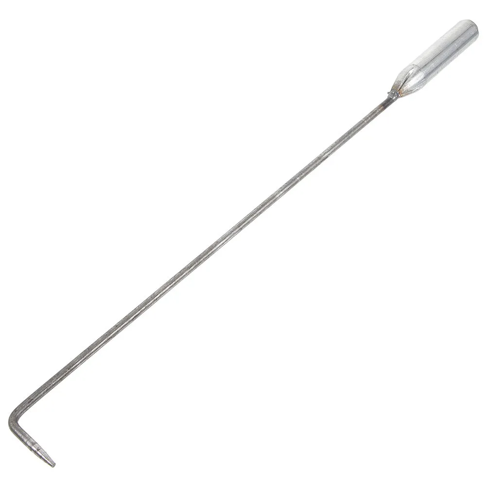53Cm Fireplace Poker Tool Steel Coal Hook for Outdoor Fire Pits Camping Barbecue Heavy Duty Fire Tongs Long Handle