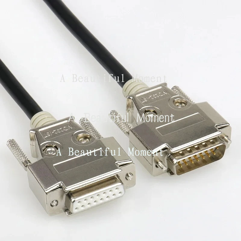 Cable HH--DB15, conector DB15 de doble fila, cable de datos, 1,5 metros, 2 metros, 3 metros, 5 metros, 8 metros, 26AWG