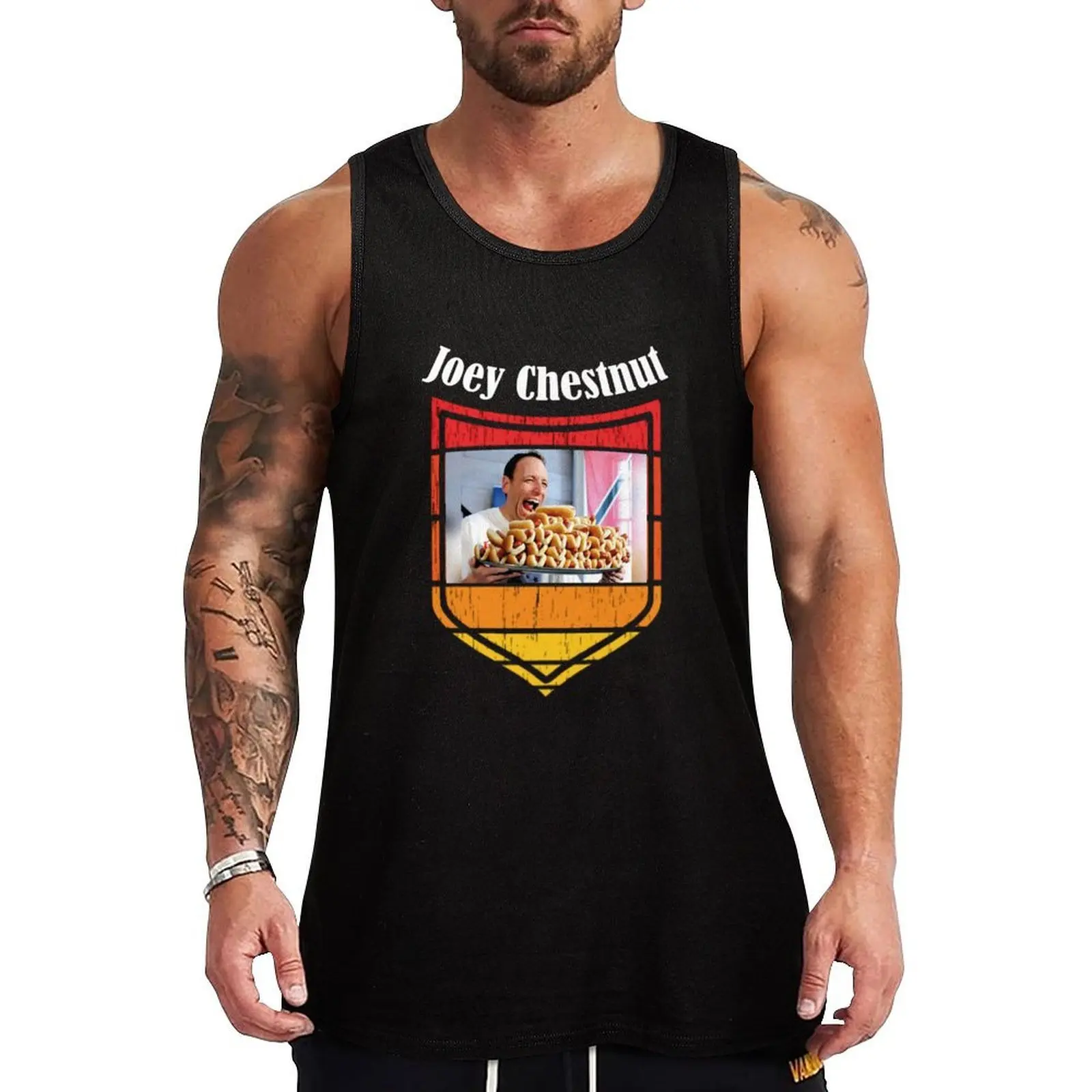 Joey Chestnut a true hero Tank Top Active Tank Top Lightweight Workout Gym Sleeveless