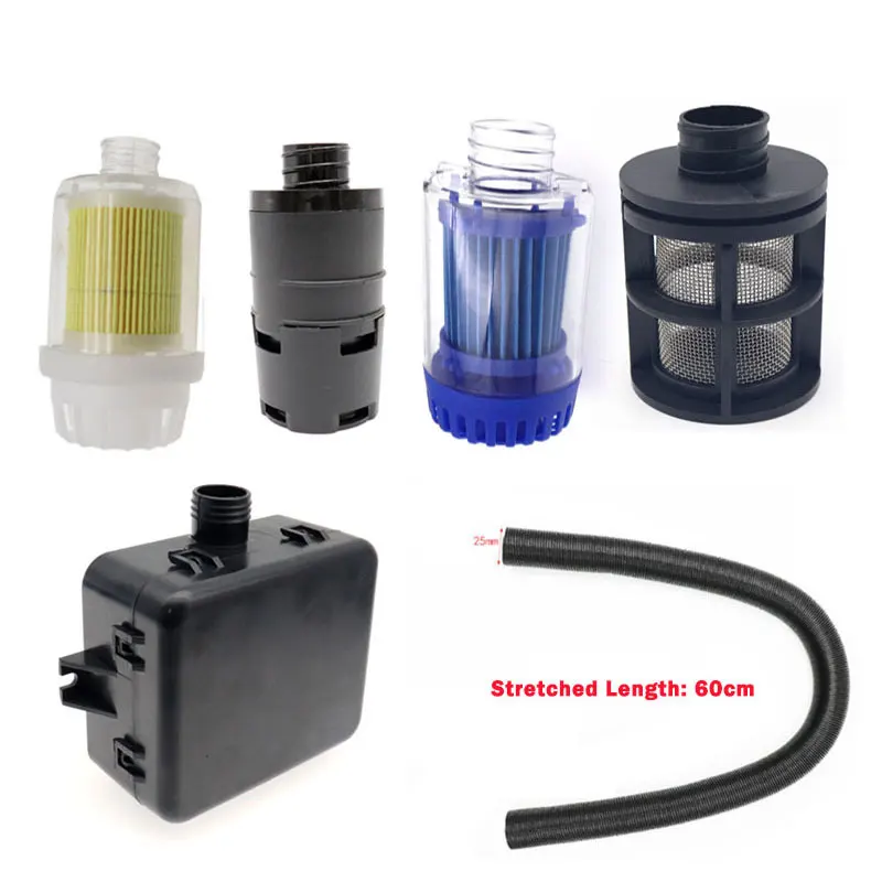 

25mm Air Diesel Parking Heater Yellow Air Intake Filter Silence 5 Type for Webasto Dometic Eberspacher Heaters Accessories