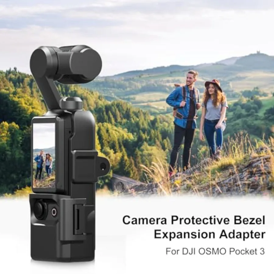 PULUZ كاميرا توسيع محول ل DJI OSMO جيب 3 اكسسوارات قفص واقية الحذاء البارد ضوء ميكروفون ترايبود جبل قوس