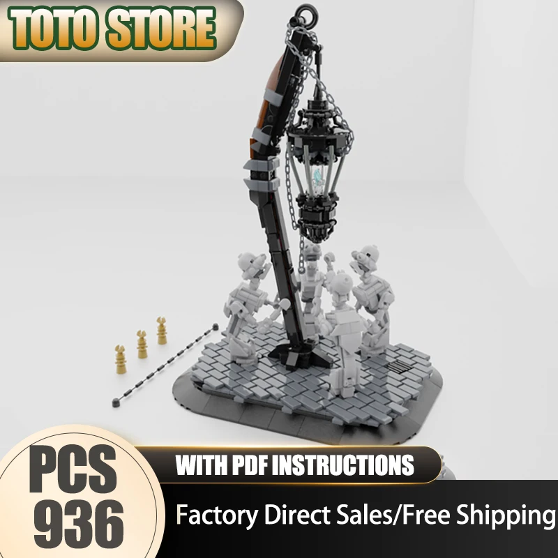 

Popular Game Model Moc Building Blocks Bloodborne Lamp Model Technology Brick DIY Assembly Construction Toy Holiday Gifts