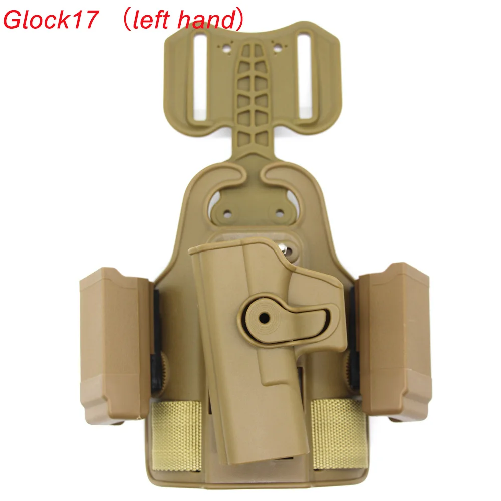 Funda táctica para cargador de pierna izquierda/derecha para Glock - imagen 4