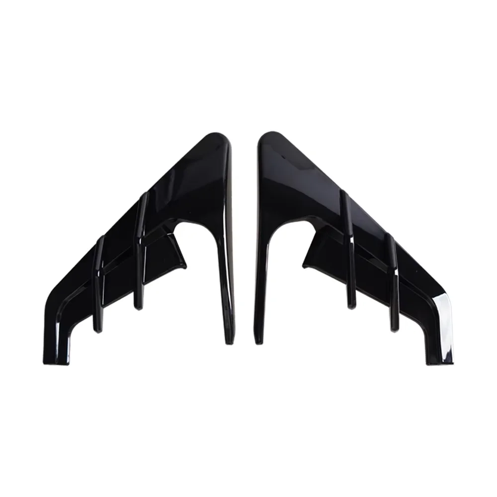 ل تسلا نموذج 3 Y ألياف الكربون مشرق سيارة الجانب الفراغات يغطي المفسد الزخرفية حامي الحرس الغبار لتقوم بها بنفسك عدة الأسود