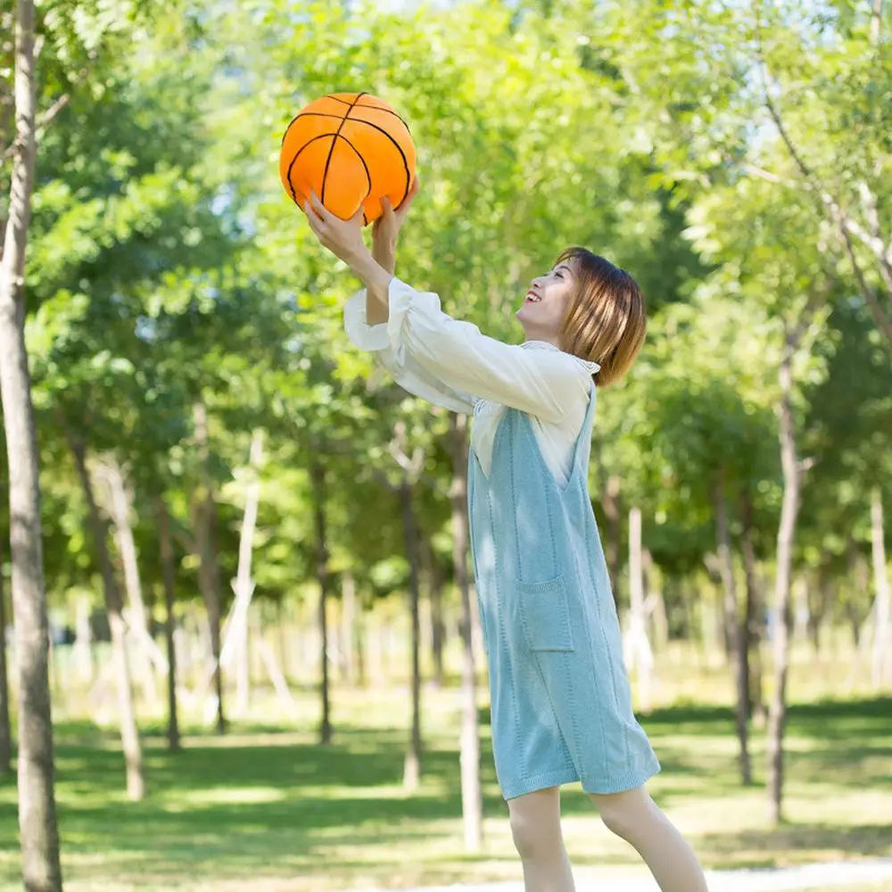 

Birthday Gift Throw Pillow Living Room Simulation Ball Pillow Sofa Cushion Basketball Toys Football Stuffed Toys