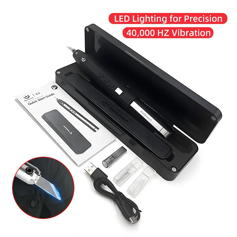 

Cordless Ultrasonic Cutter 40KHz Precision Craft Tool for Acrylic Leather Model and More Creative Craft Tool