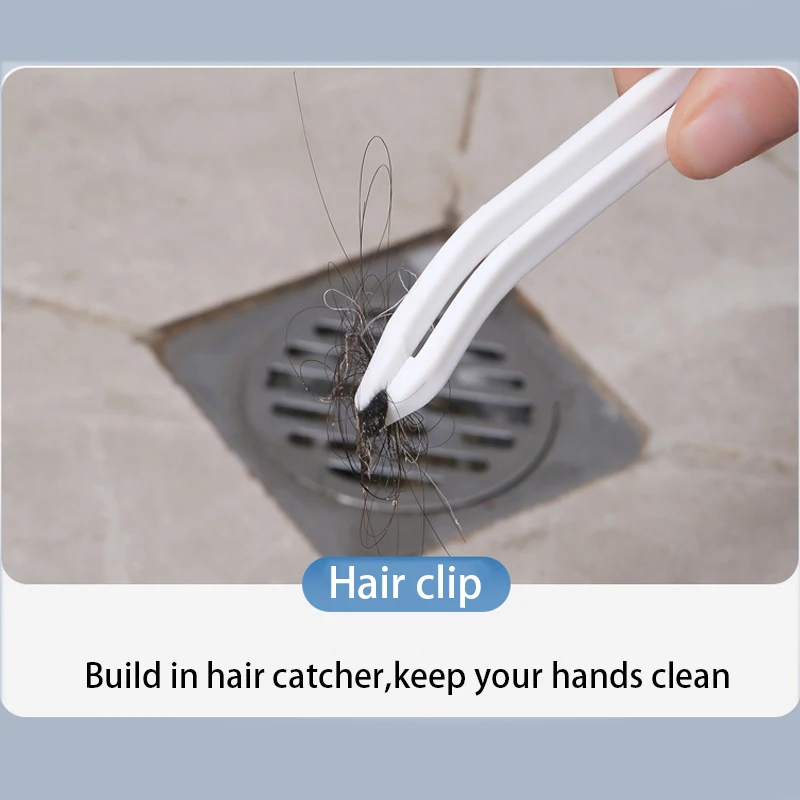 2-in-1Multifunction Bathroom Tile Floor Gap Cleaning Brush Window Groove Brush Convenient Corner Cleaner Household Cleaning Tool