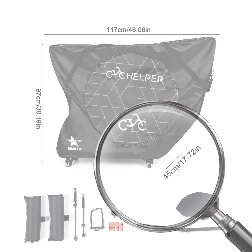 

Сумка для транспортировки маршрута, велосипедная упаковка, велосипедные инструменты, сумка для велосипедной упаковки для эндуро, фрирайда, скоростных дорог, водонепроницаемая