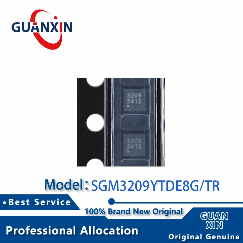 

100% New SGM3209YTDE8G SGM3209YTDE8G/TR TDFN-8L Marking 3209 SGM3209