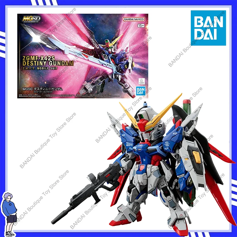 

In Stock Genuine Bandai Gundam Model Kit MGSD ZGMF-X42S Destiny Gundam Z.A.F.T. Anime Action Figure Collection Assembly Model