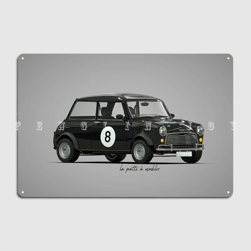 Austin Mini N8 Poster Metal Plaque Cinema Garage Club Bar Retro Plaques Tin Sign Posters