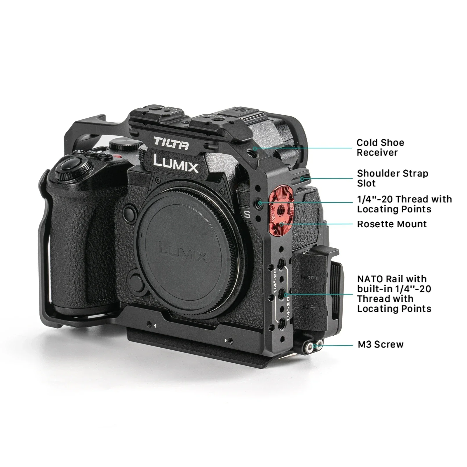 TILTA TA-T50-FCC-B TA-T50-FCC-TG For Panasonic lumix S5 II/IIX Lightweight Basic Kit Full Camera Cage