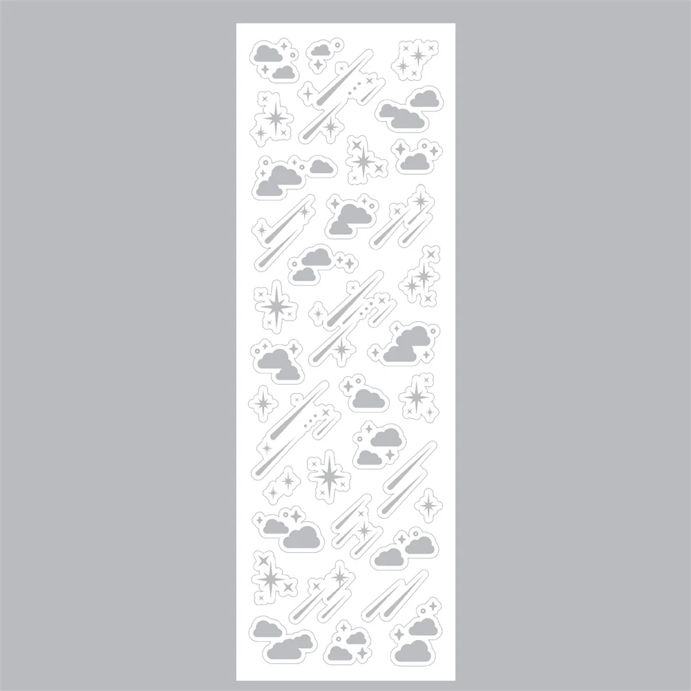 Hand Account Stickers Cute Style Strong Viscosity Eye-catching Durable Creative Laser Cut Adhesive Decal Decorative Stickers