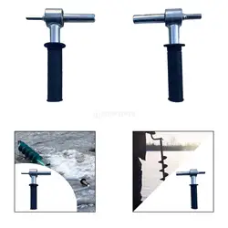 Ice Drill Adapter Ergonomic Drill Conversor for Camping Ice Fishing Ice Insert Sewing Outdoor Sports Setting up Ice Fishing Tent