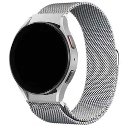 No Gaps Band For Samsung Galaxy Watch 6/4/5/5 pro 44mm 40mm 20mm Milanese Loop Bracelet Galaxy Watch 4-6 classic 43mm 47mm Band