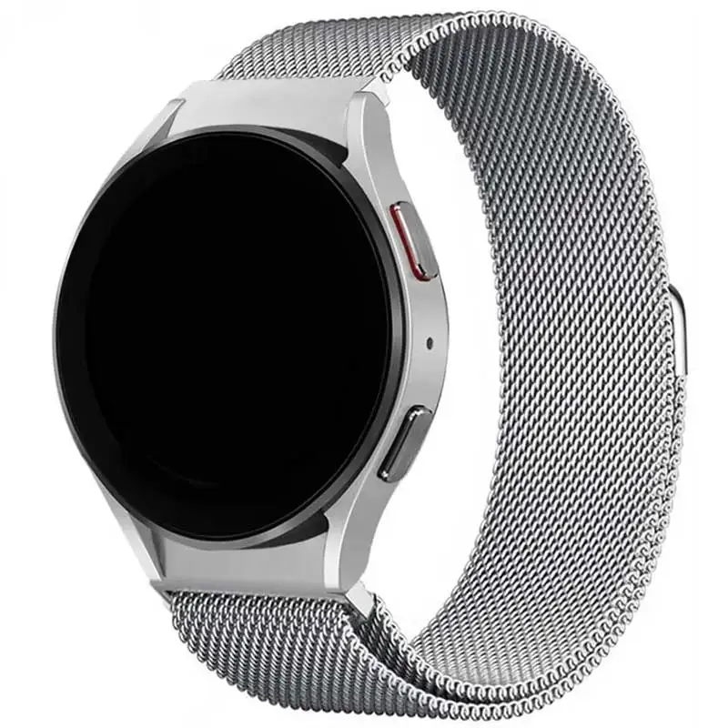 No Gaps Band For Samsung Galaxy Watch 6/4/5/5 pro 44mm 40mm 20mm Milanese Loop Bracelet Galaxy Watch 4-6 classic 43mm 47mm Band