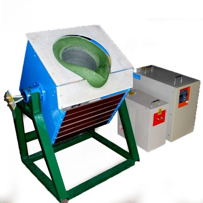 

25Kg 30Kg 50Kg Small Size Induction Heating Gold Melting Furnace