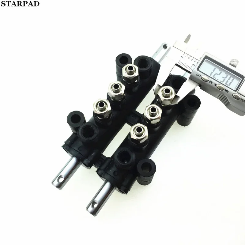 1pcs Car Disassembly Machine Hanging Foot Valve Double Row Air Valve Control Switch Five-Way Valve Replace Car Repair Shop