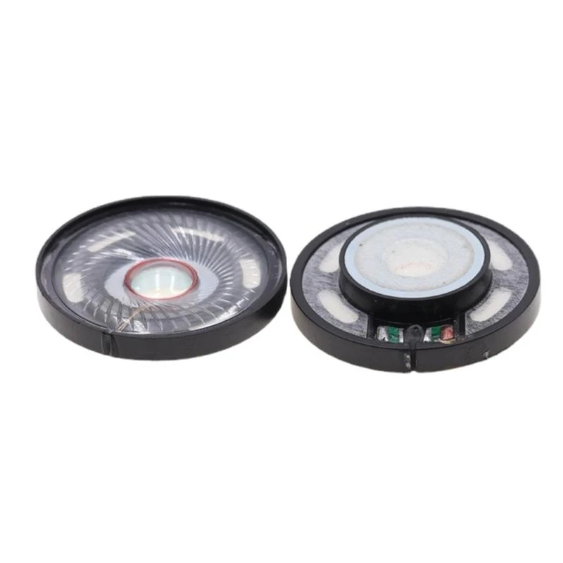 

652F 2Pcs 50mm Headset Driver Hifi Headphone Speaker Unit 112db 32ohm Earphone Loudspeaker Repair Headset Driver Earphone