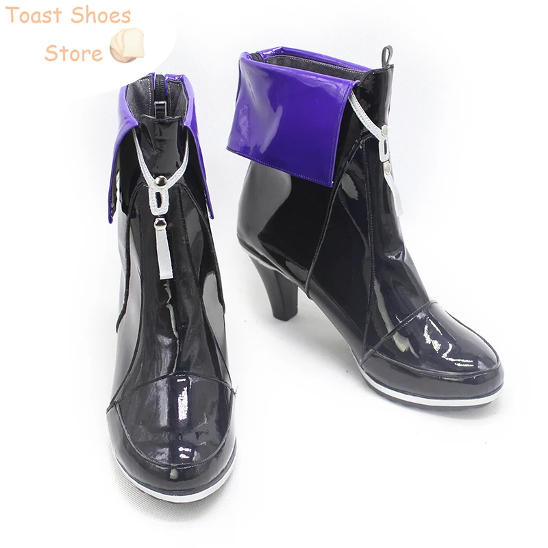 Spiel Arknights Lin Cosplay Schuhe Pu Lederschuhe Halloween Karneval Stiefel Cosplay Requisiten Kostüm Requisite