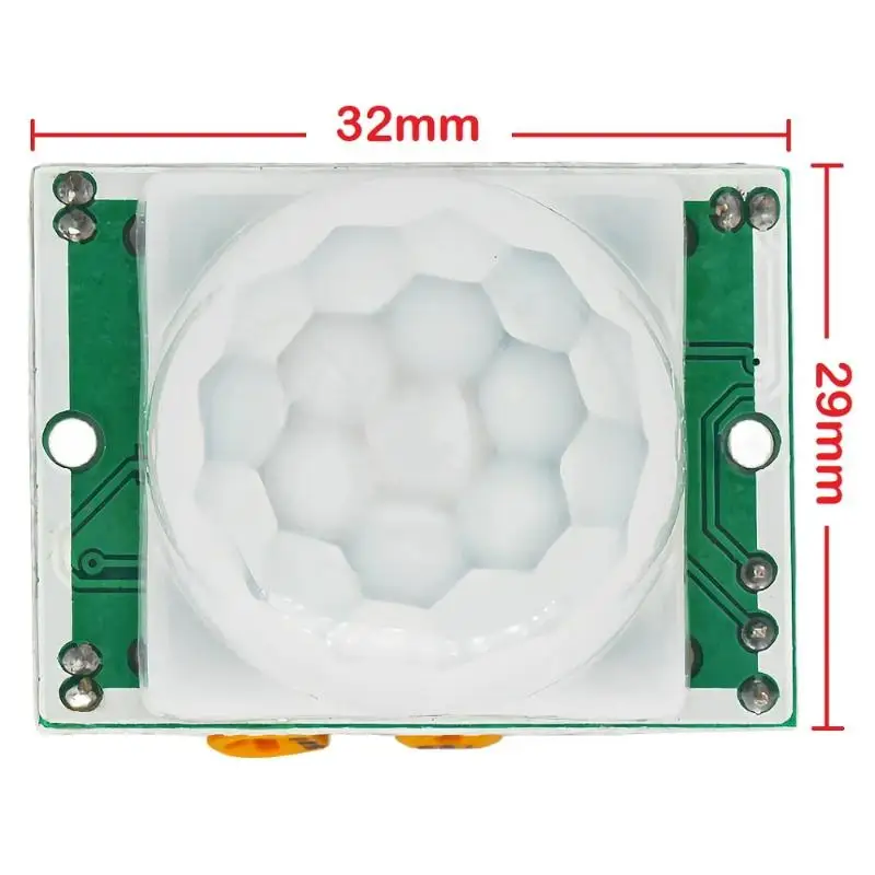 Adjust IR Pyroelectric Infrared PIR Human Infrared Motion Detector Module For For Raspberry Pi + Case HC-SR501 Sensor