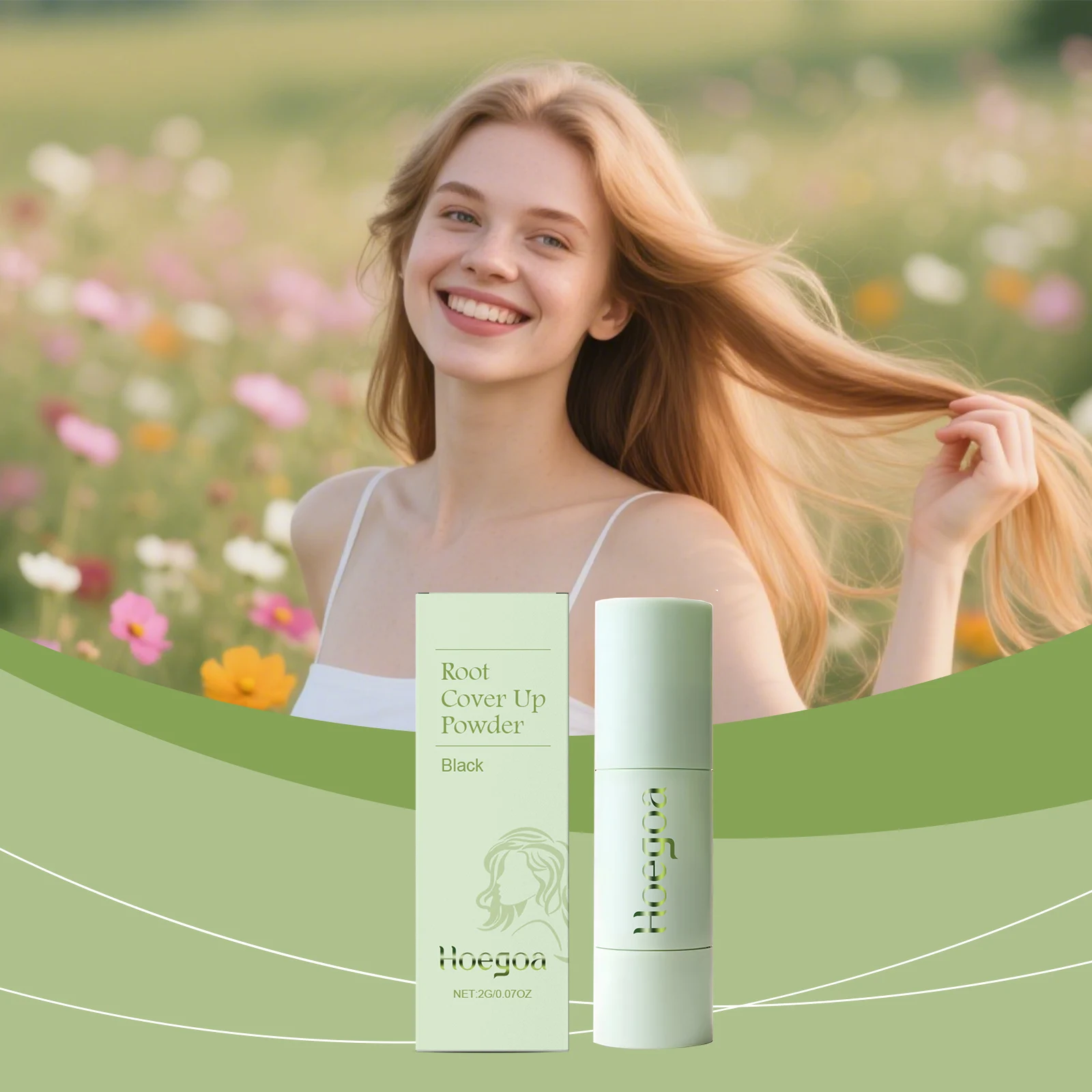 

Пудра Golden Hairline: натуральный контурный порошок, который прикрывает высокие линии волос, изысканные районы и работает как затенение penci.