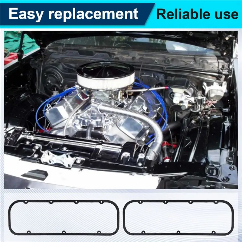 Portable Valve COVER Gasket CORK Sealing Insert 2PCS For BIG BLOCK CHEVY 396 427 454 502 Engine Valve Chamber