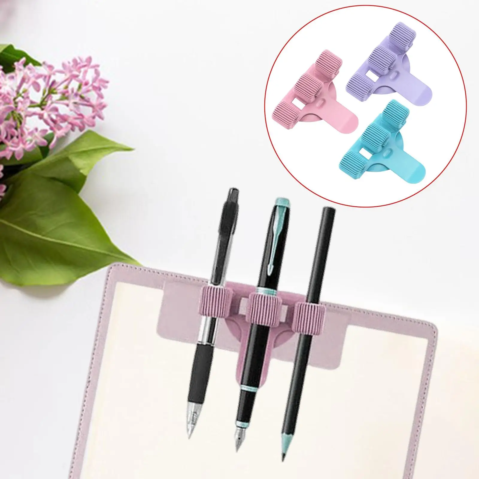 

3 Pieces Pen Holders with Pocket Clip Pen Clips for Business Pocket Doctors
