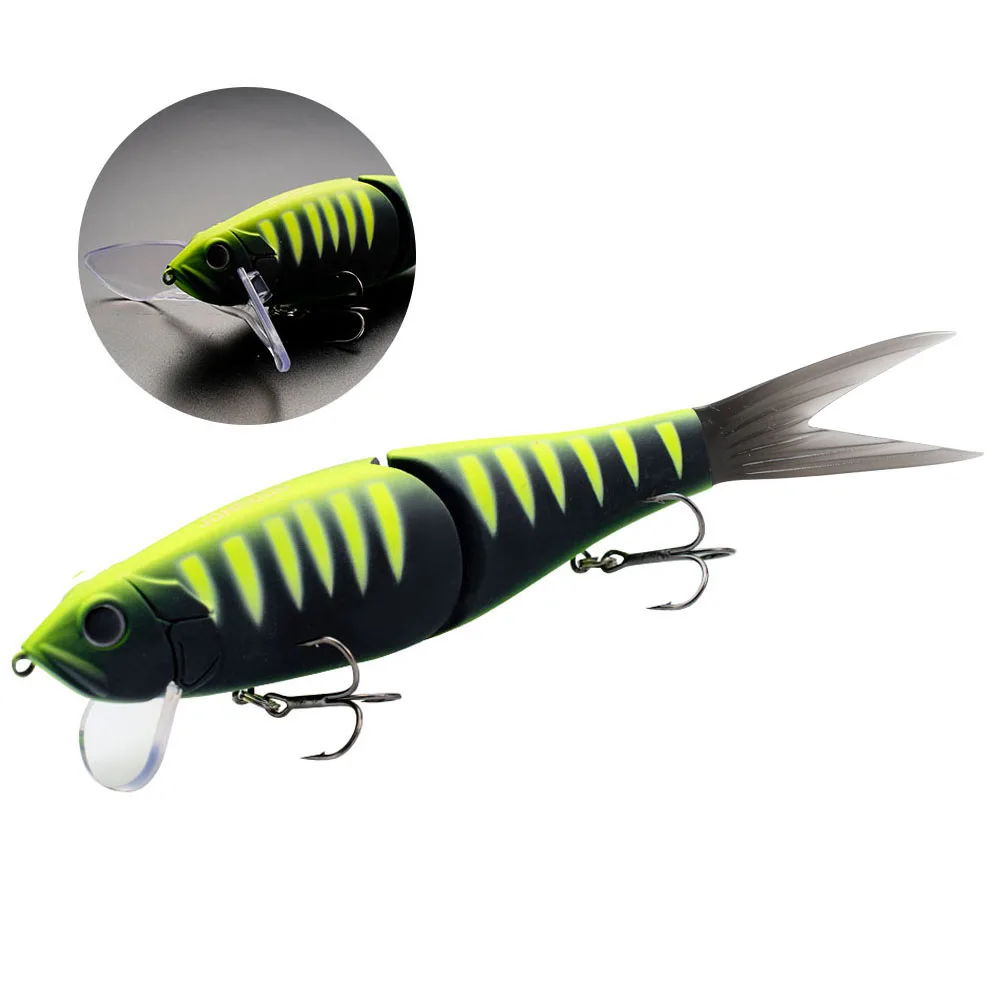 Angelköder zum Schwimmen, Köder, 21 cm, 64 g, Raubtier-Angelköder, Minnow, schwimmender großer Köder für Hechtbarsch, hohe Qualität