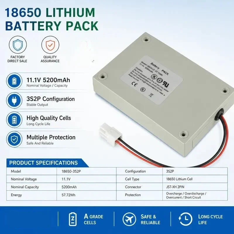 [NEW]  Replacement Battery for Sman Peak Suction JX820D-1 BJ201909 BJ201907 Factory Direct Sales High Capacity Long Life