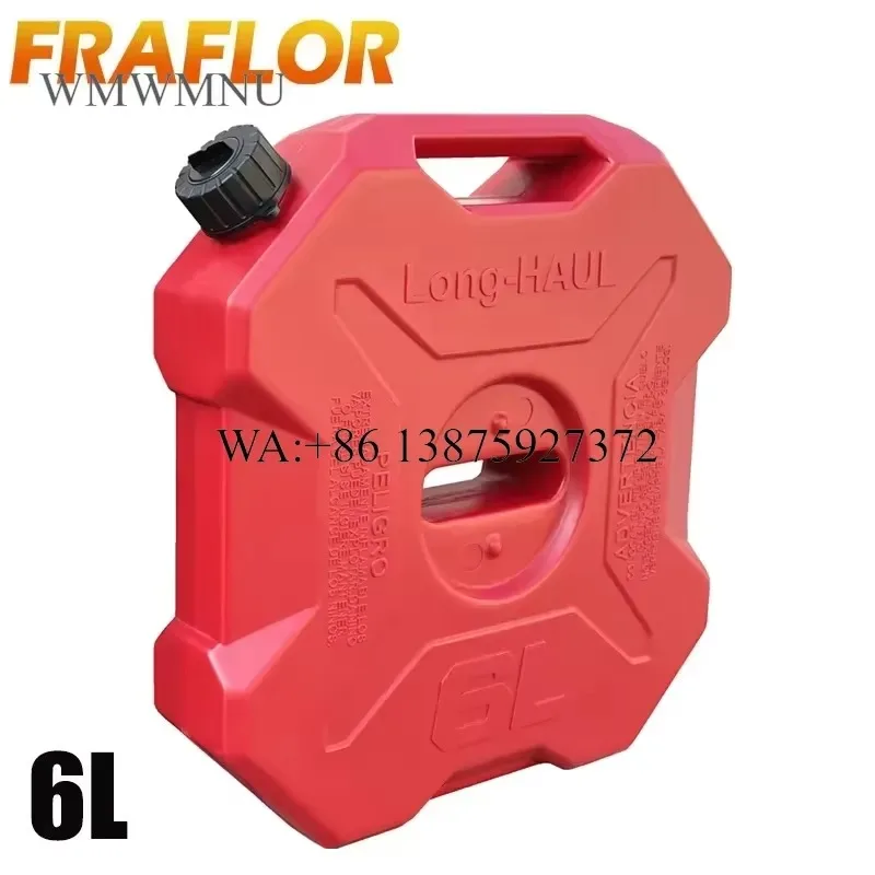 Wmwmnu 6L Fuel Tank Case for Motorcycle ATV Off Road Vehicle Portable Container Storage Box