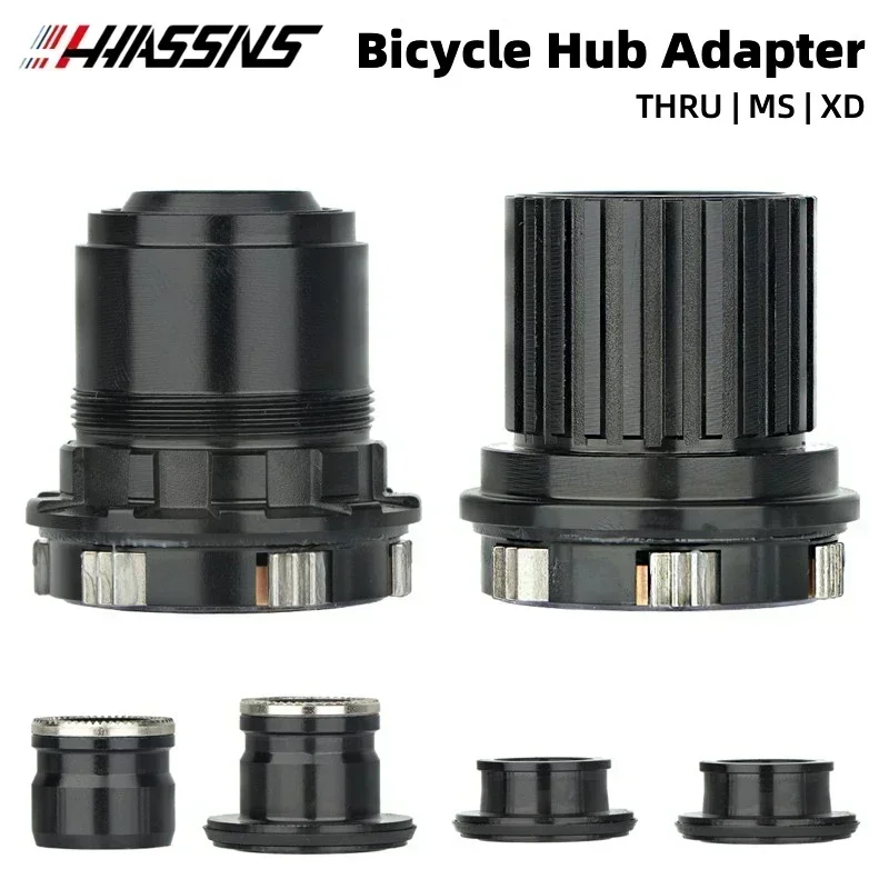 HASSNS PRO7 จักรยานอะแดปเตอร์ HG/XD/MS จักรยาน Hub Body Drive QR/THRU Endcap สําหรับ 135X10 142X12 จักรยานอุปกรณ์เสริม