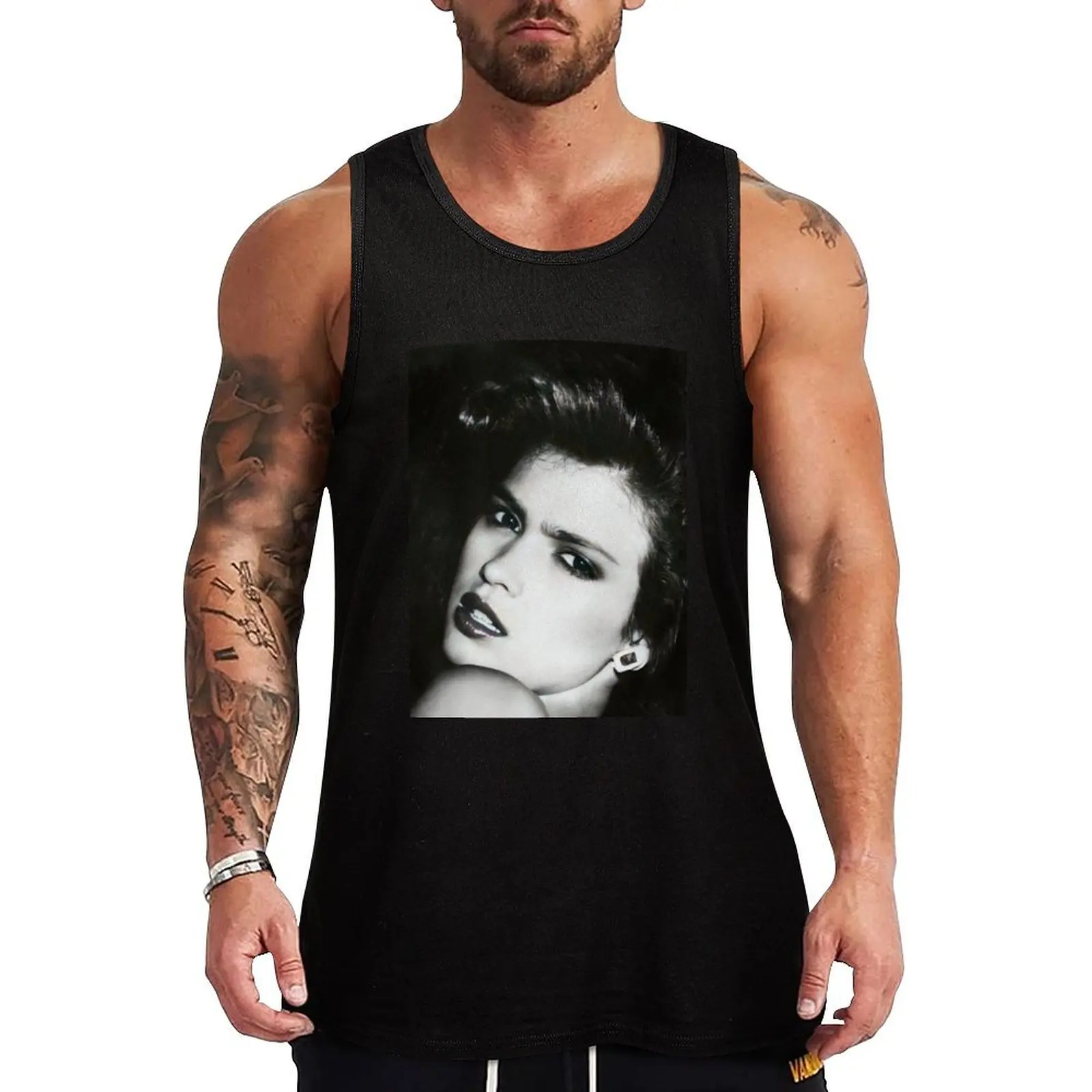 

Infamous Gia Carangi Tank Top Relaxed Fit Tank Top Casual Sleeveless Everyday Shirt