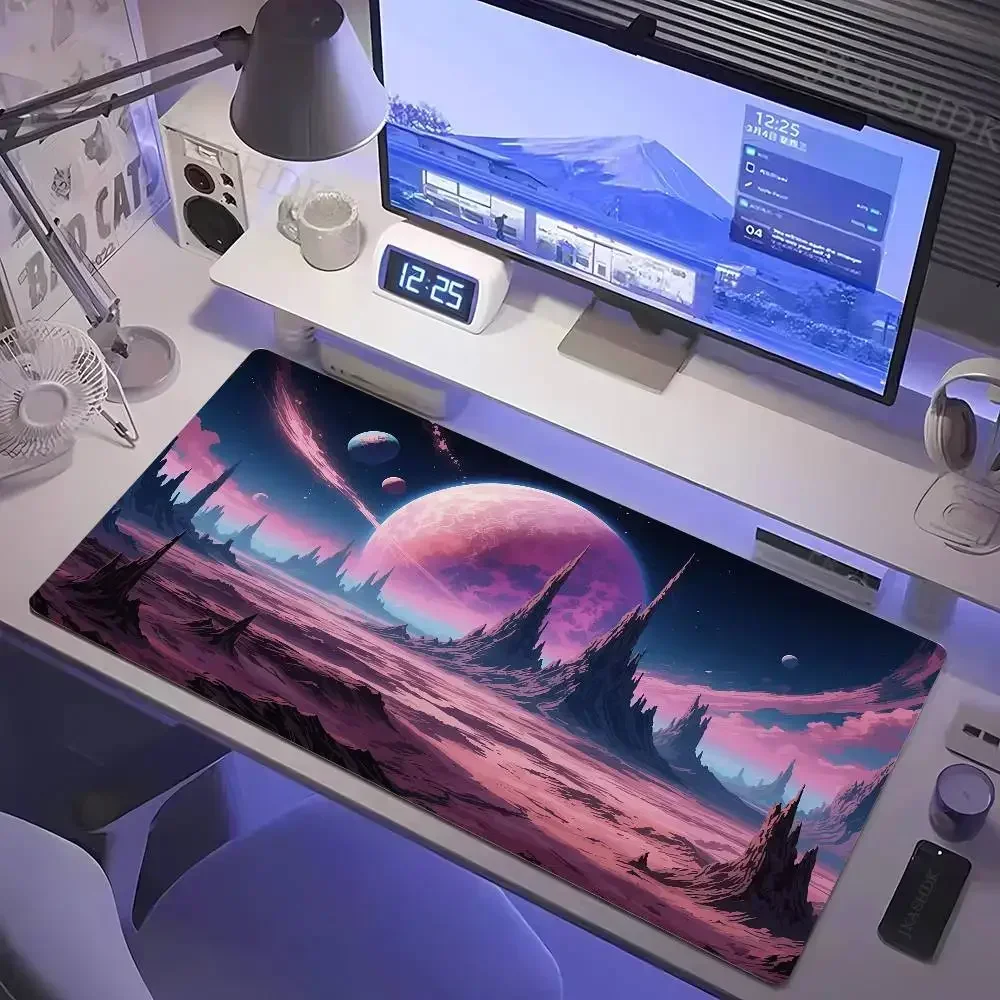 House Pads Anime Nature Themed Mouse Pads Large Pc Keyboard And Gaming Desk Mats