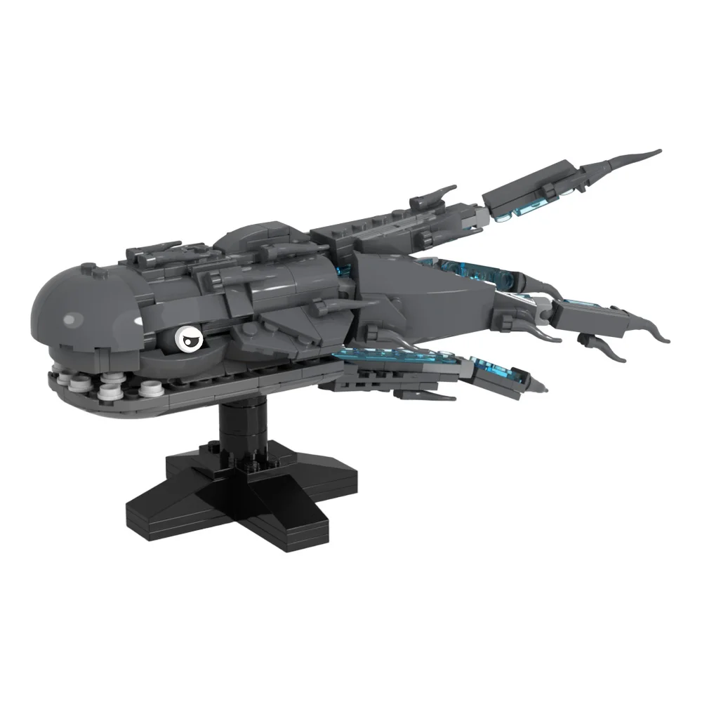 

MOC Purrgil Model Building Blocks Space War Movie Space Whale Space Traveling Flying Animal Ride Puzzle Brick Toys Kids Gift