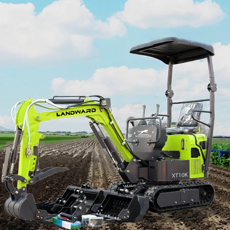 Mini escavatore da 1 tonnellata di alta qualità Personalizza escavatore multifunzionale Escavatore da 1,8 tonnellate Nuovo escavatore cingolato personalizzato