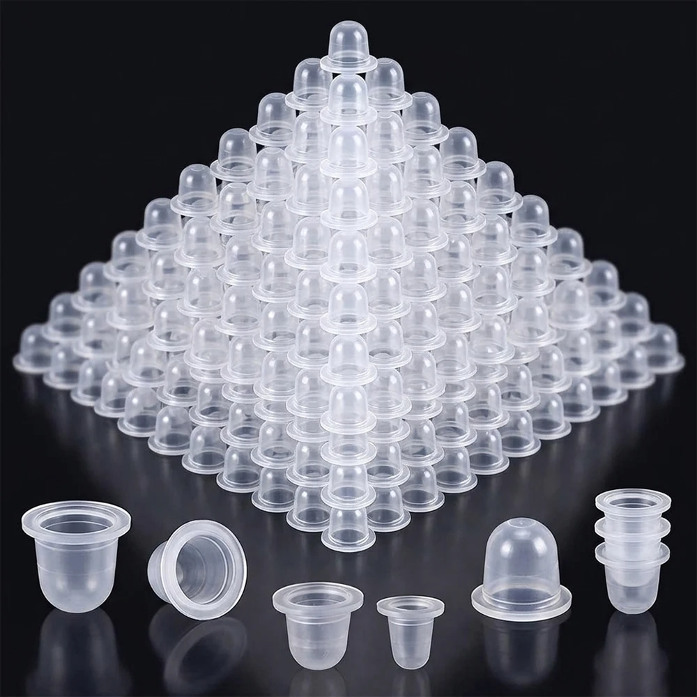 100/500/1000pcs Silicone Tattoo Ink Cups Caps Disposable Pigment Caps Tattoo Ink Holder Container Tattoo Accessories