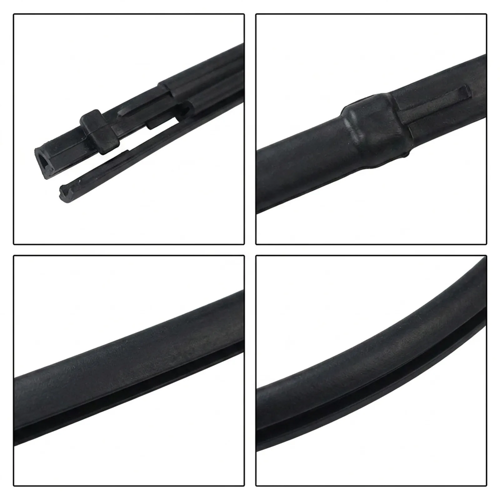 2X Roof Drip Mouldings Trim Compatible with For Nissan For Sentra 2013 2018 Direct Replacement with OEM 738539AN0A