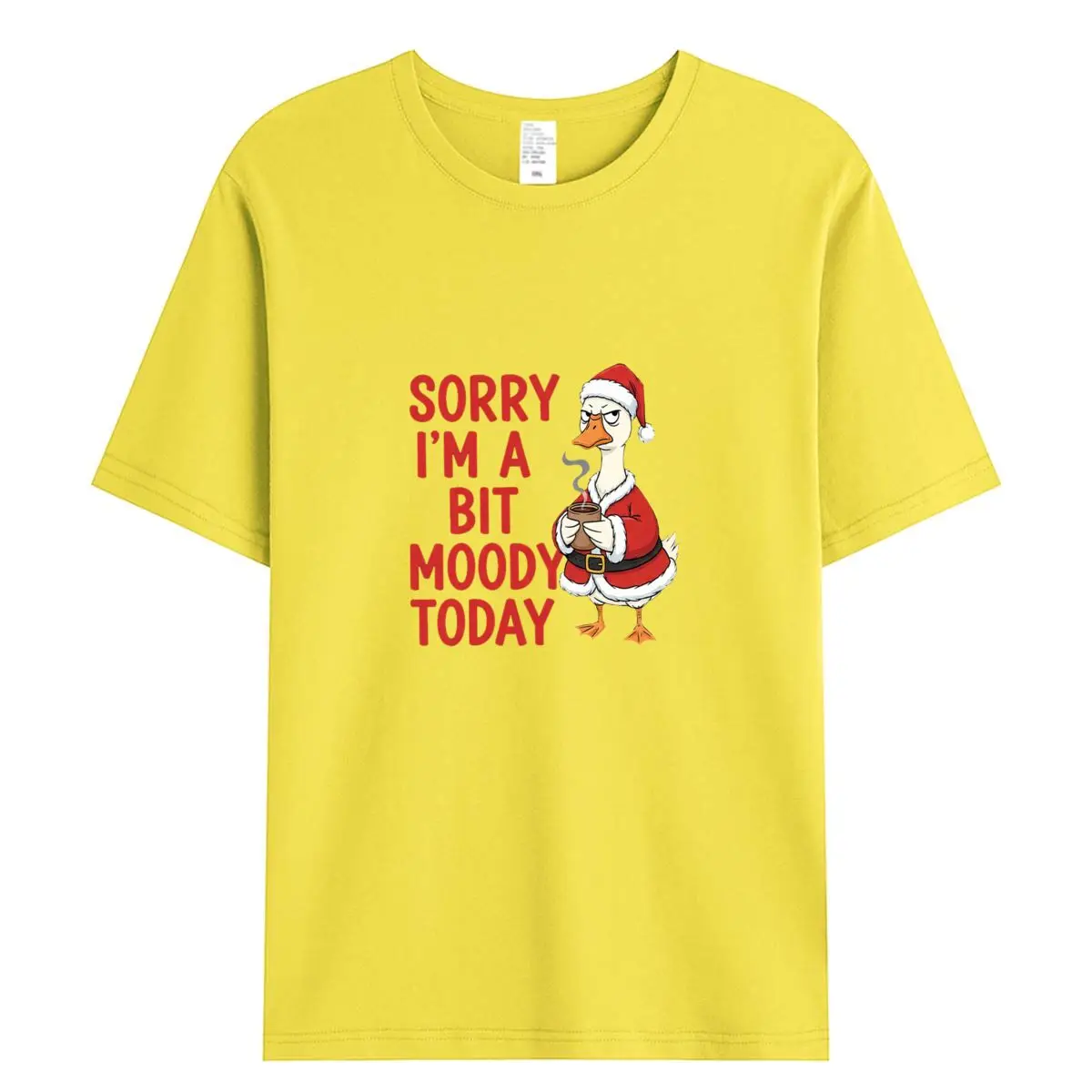 تي شيرت نسائي قطن 100% تي شيرت صيفي تي شيرت نسائي بأكمام قصيرة ملابس 2026 تي شيرت برسومات مضحكة على شكل بطة تي شيرت نسائي كبير الحجم