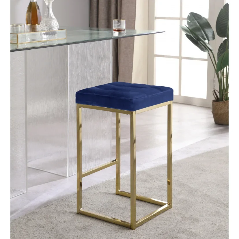 

High-foot Front Desk Bar Chair Wrought Iron Metal High Bar Stool Nordic Dining Chairs Chaise Design Coffee Shop Home Furniture