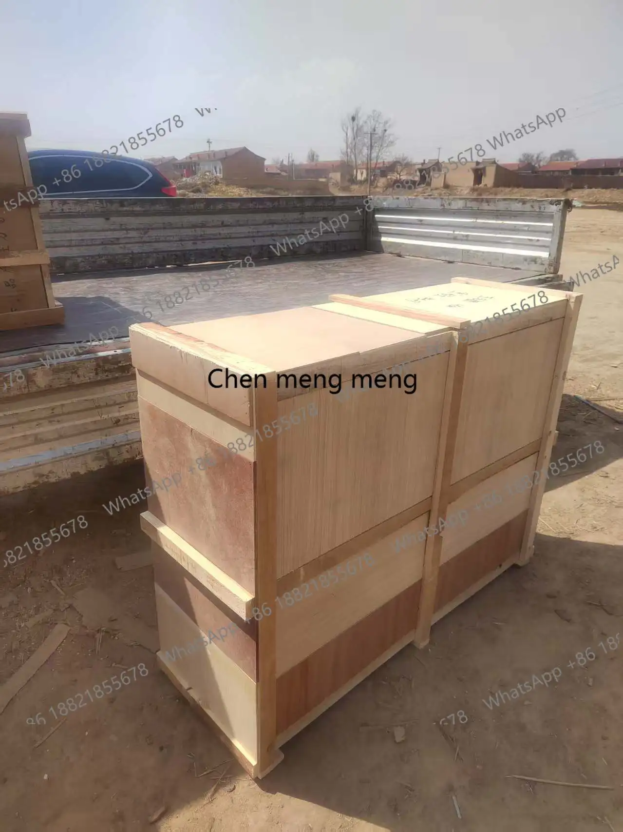 Closed wooden frame wooden box packaging solid wood box factory direct sales logistics transportation