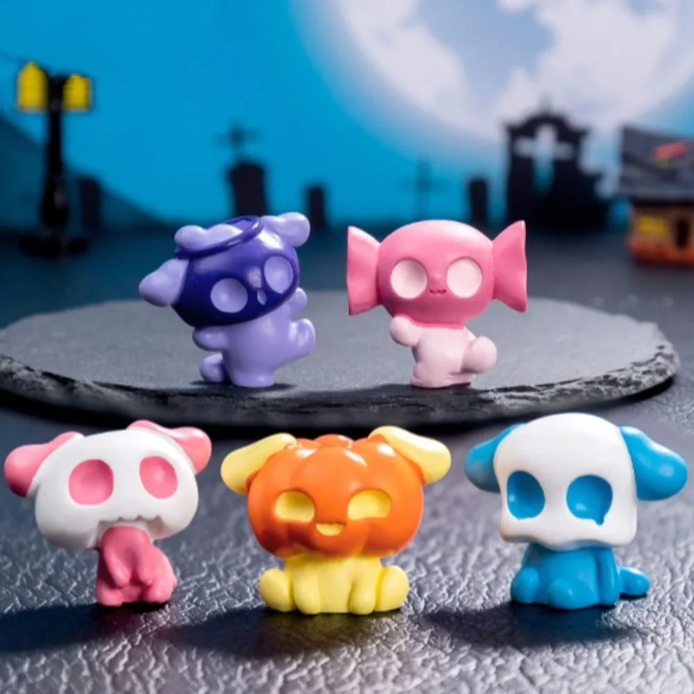 魔女帽子ミニカボチャエルフ樹脂人形座っているキャンディハロウィンドールハウスアクセサリーミニチュアシーン飾る