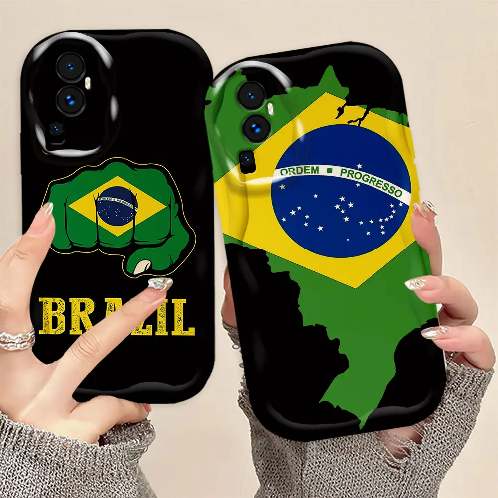 Brazil Flag Brazilian Flag  Phone Case Cover For OPPO FindX3lite RENO 12 12F 11 11F 8 8T 7 7Z 6 5 5F 4 LITE PRO 5G