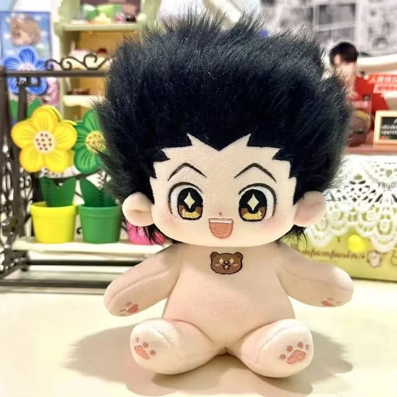 20cm Killua Zoldyck Plush Toy Cute Anime HUNTER X HUNTER Nude Body Cotton Doll Lovely Soft Stuffed Dress Up Toys For Kid Gifts