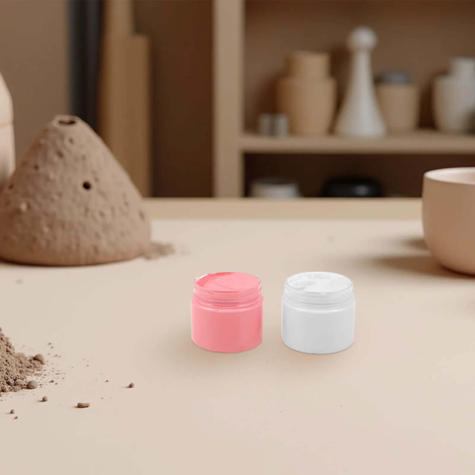 

2Pcs Silicone Mold Putty DIY Molds Polymer Clay Making Small Objects Flexible Non-Stick Easy Molding Clay Kit Miniature Jewelry