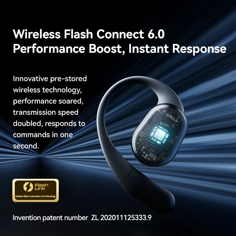 Sanag C16S Bluetooth 5.4 Wireless Headphones Open Ear OWS Earphones HiFi Sound Headset APP Control TWS Earbuds 8 Hours Playback