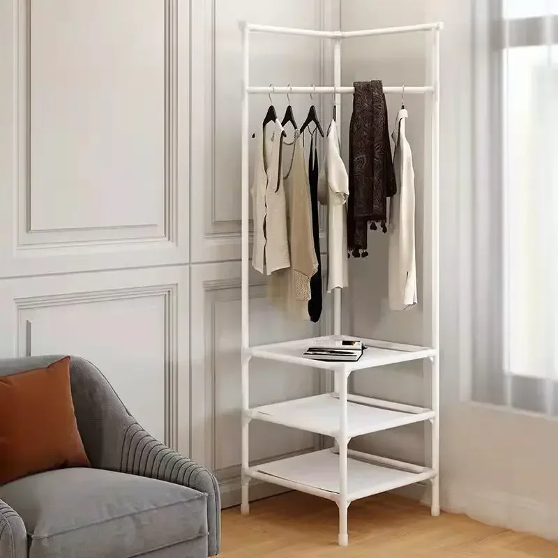 Minimalist Portable Clothes Rack Metal Black Hanging Clothes Rack Organizer Storage Tendedero De Ropa Furniture Bedroom