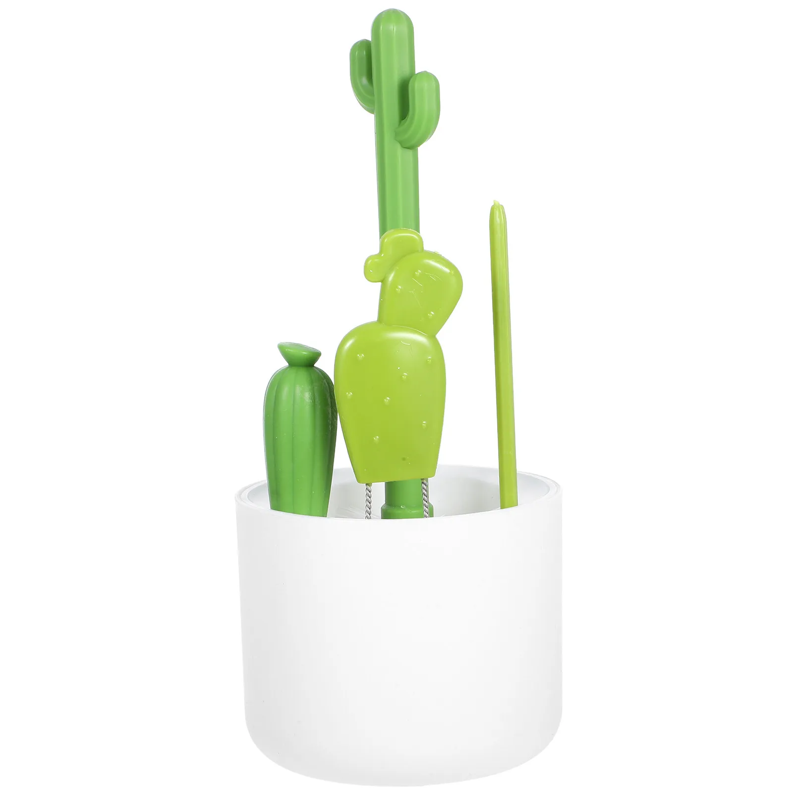 1Set Multi Function Lid Cleaning Brush Set Silicone Groove Brush for Cup Bottle Cap Gaps Deep Crevices Cleaning