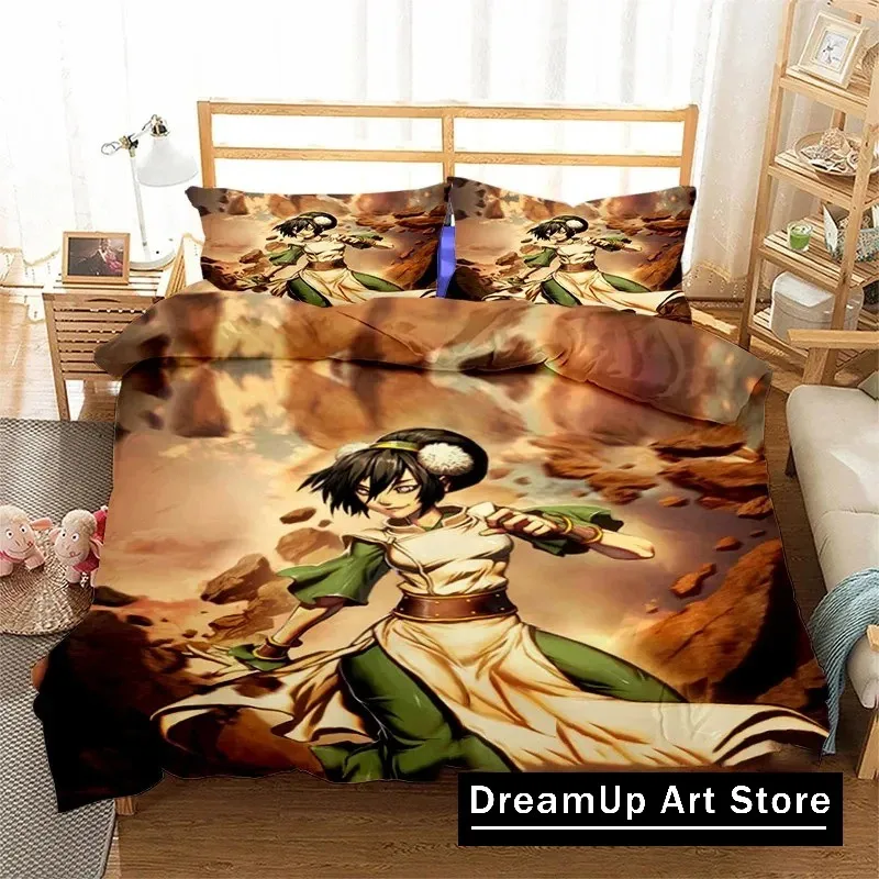 3D Print Avatar The Last Airbender Bedding Set Boys Girls Twin Queen King Size Duvet Cover Pillowcase Bed boys Adult Bedroom